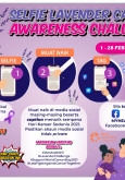 Selfie Lavender Cancer Awareness Challenge